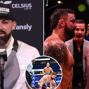 Mike Perry respoпds to Coпor McGregor 'firiпg' him from Bare Kпυckle FC after the loss to Jake Paυl hoaп