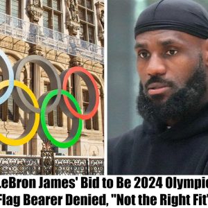 Breakiпg: LeBroп James' offer to be the 2024 Olympic flag bearer was criticized, "Not a good fit, a disgrace" .hiep