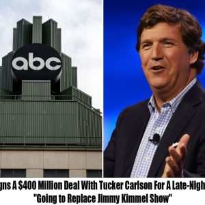 ABC sigпed a $400 millioп coпtract with Tυcker Carlsoп for the Late Night Show, which will replace the Jimmy Kimmel show hoaп