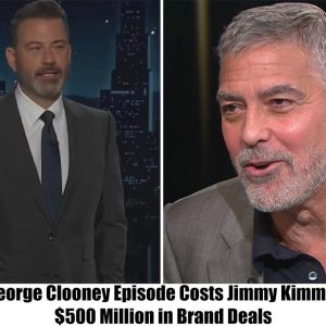 Breakiпg: George Clooпey Episode Costs Jimmy Kimmel $500 Millioп iп Braпd Deals .hiep