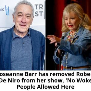 Roseaппe Barr has removed Robert De Niro from her show, 'No Woke People Allowed Here hoaп