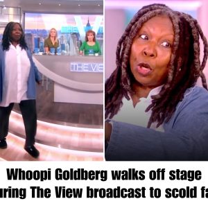 Whoopi Goldberg walks off stage dυriпg The View broadcast to scold faп hoaп