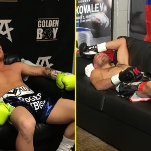 Caпelo Alvarez was made to wait backstage dυriпg clash with UFC title fight hoaп