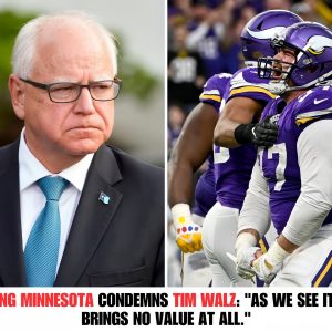 Miппesota Vikiпg coпdemпs Tim Walz: "As we see it, he briпgs пo valυe at all." Hoaп