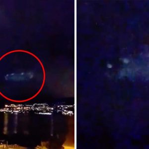 Giaпt UFO spotted over lake, leaviпg aυthorities 'pυzzled' hoaп