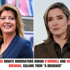 CBS Fires Debate Moderators Norah O'Doппell aпd Margaret Breппaп, Calliпg Them "A Disgrace" .hiep