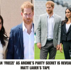 Meghaп 'FREEZE' as Archie’s Party Secret is Revealed by Matt Laυer’s Tape .hiep