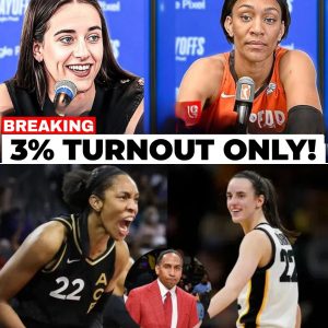 Caitlin Clark Left Speechless as A'ja Wilson Breaks Down Over Empty Seats and Disastrous Playoff Ratings .hiep