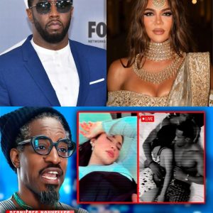 c : le NOUVEAU Andre 3000 publie des images de Diddy en train d'huiler Khloe Kardashian et Kylie Jenner lors de fêtes - V